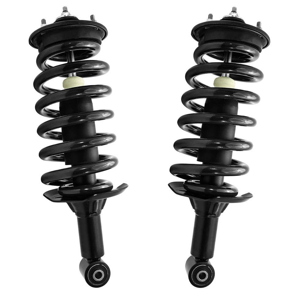 Rear Struts w/ Coil Spring Assembly Sway Bar Link for 2005 - 2009 Land Rover LR3 - Image 3 of 4