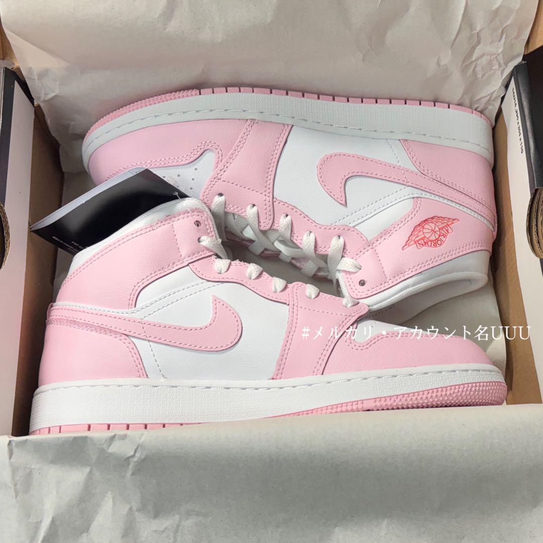 Brand New 23.5cm NIKE Air Jordan 1MID GS Pink Red | eBay Brand New 23.5cm NIKE Air Jordan 1MID GS Pink Red | eBay