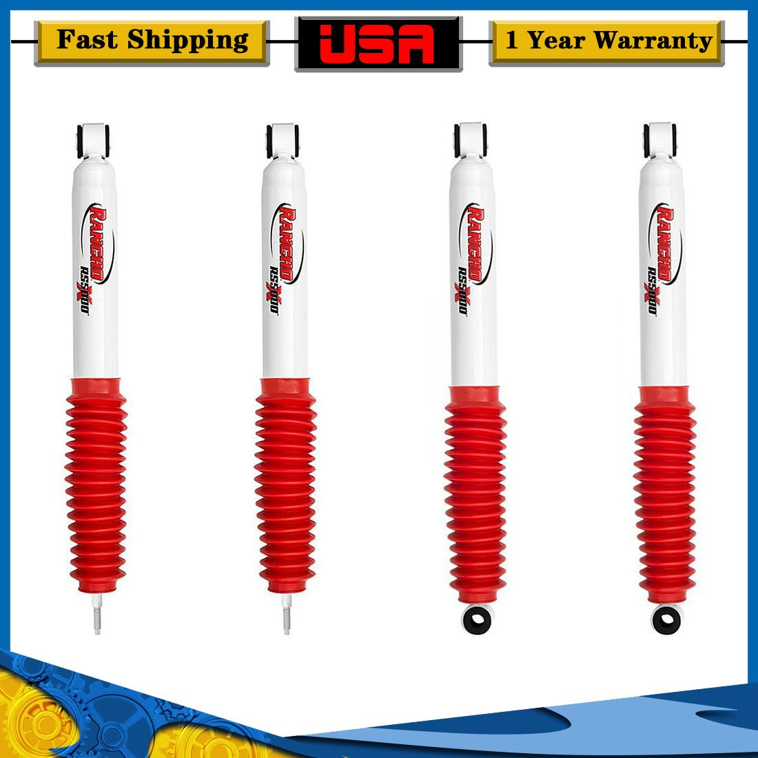 Rancho Front and Rear Shock Absorber Kit for Ford F-350 F-450 F-550 Super Duty 4WD