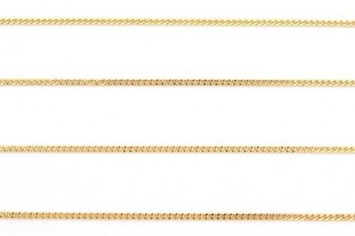 585 Gelbgold Panzer Kette flach 50cm/1,6mm 4,78gr. 529 - Bild 2 von 5