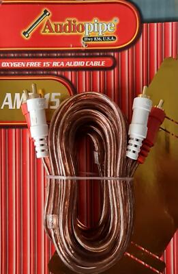AUDIOPIPE AMP Chinch Kabel 5m original Kupfer  TOP !! Versandkostenfrei