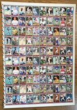 1992 Classics Premiere Edition Baseball 1st Round Picks  UNCUT SHEET