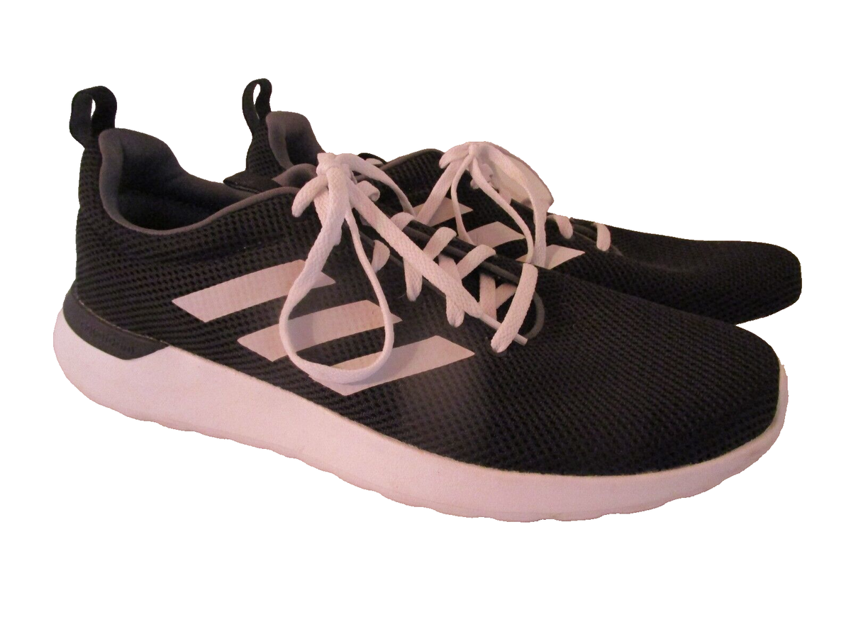Adidas Lite Racer EE8138 Men's Cloudfoam Core Black Lace-up Sneakers Size 13