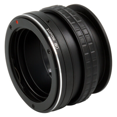 OM-FX/M Macro Focusing Helicoid Adapter For Olympus OM Lens to Fuji X-T2 Camera