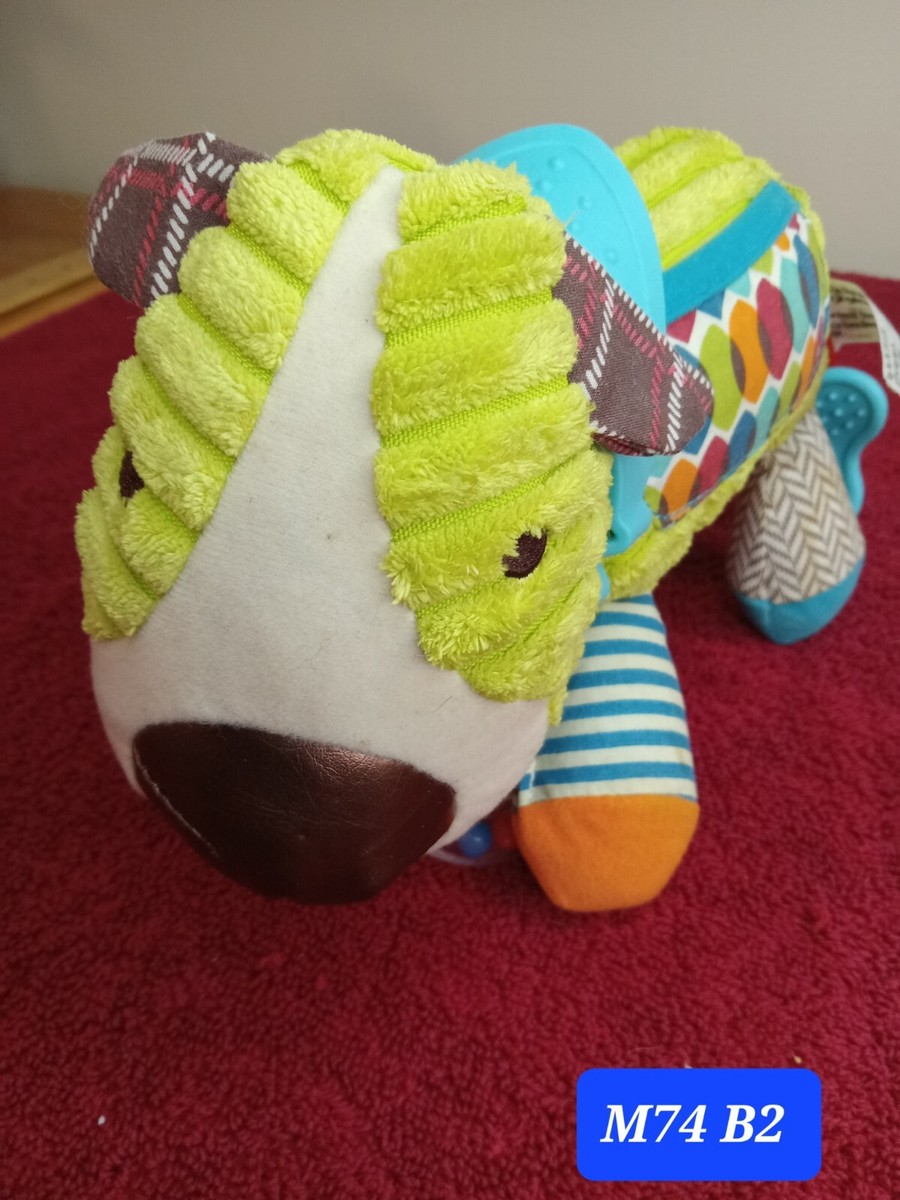 Skip Hop Dog Baby Toy Puppy Bandana Buddies Activity Hanging