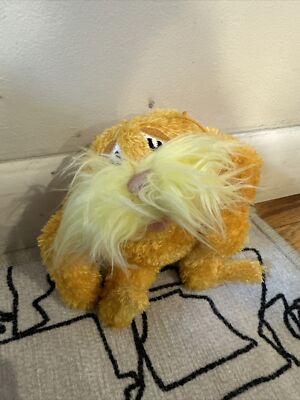 Transparent The Lorax Teddy The LORAX Plush Toy, Seuss Lorax Toy