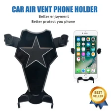 Car Cell Phone Holder Air Vent Mount Mobile Phone GPS Holder Stand Bracket Black