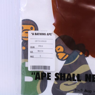 21 Bait x BAPE A Bathing Ape Size S Small Shirt Baby Milo