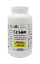 Geri-Kot Senna 8.6mg 1000 count NATURAL VEGETABLE LAXATIVE