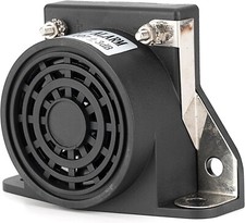 Backup Alarm 12V-48V DC Waterproof 107dB Super Loud Beeper Reverse Warning Alarm