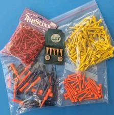Vtg Mixed Lot 269 Wooden Golf Ball Tees Variety of Colors Sizes Brands Rip Stixx