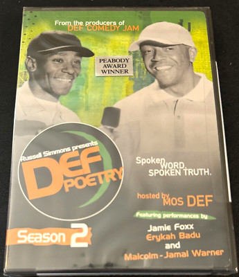 Russel Simmons Presents Def Poetry  - Season 2 (DVD, 2005) - New / Sealed