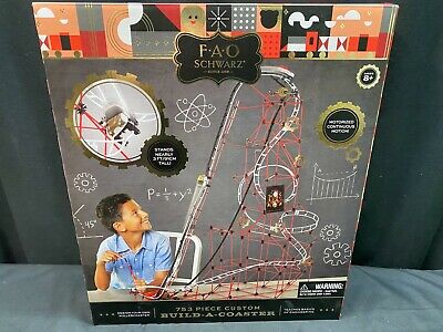 NEW!! FAO Schwarz Custom Build A Coaster ~ 753 Pieces ~ Nearly 3 ft tall | eBay