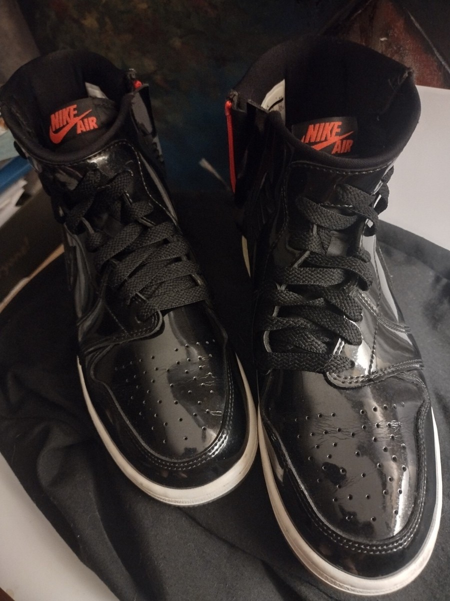 スニーカー Nike Air Jordan 1 Rebel XX Black Patent (W)WMNS SS 19 2019 Buy Wmns Air Jordan 1 Rebel XX 'Black Patent' - AR5599 001