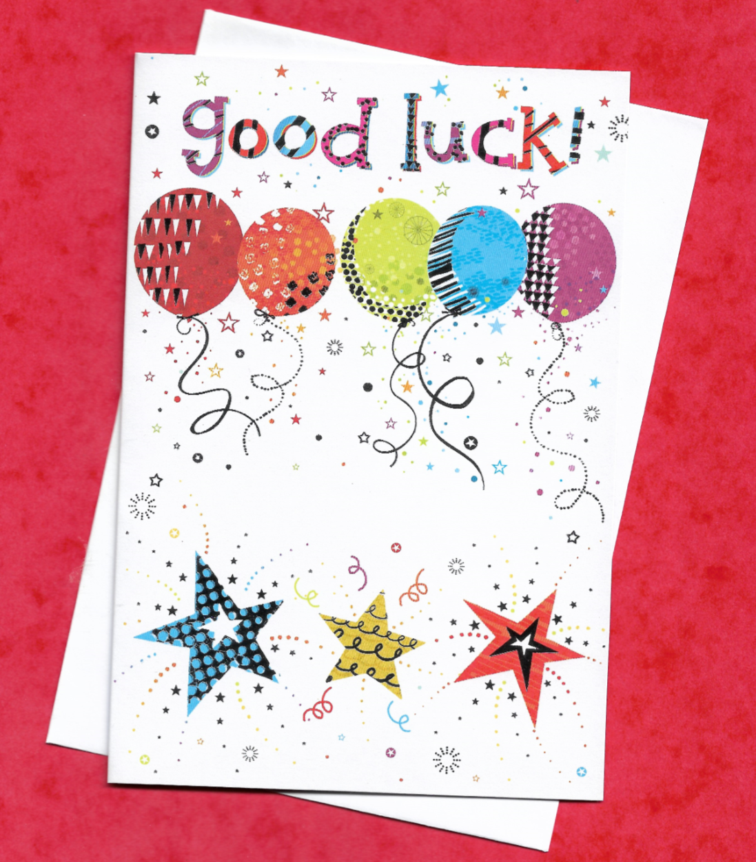 Good Luck Card New Job University Uni Leaving Home Exam Congratulation Moving