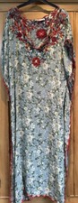 Zara Embroidered Beach  Kaftan S