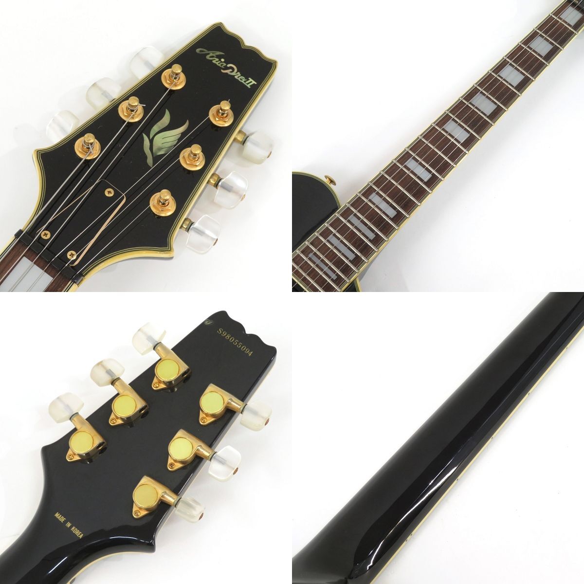 Aria Pro II PE-DLX Black Electric Guitar | eBay Aria Pro II PE-DLX Black Electric Guitar | eBay