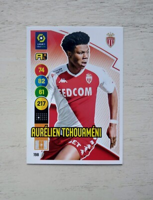 Panini Aurélien Tchouameni Adrenalyn XL 2021 2022 AS Monaco