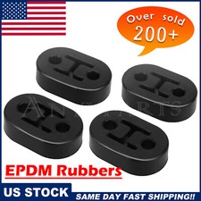 4x Universal Rubber Exhaust Tail Pipe Mount Holder Bracket Hanger Insulator 4x Universal Rubber Exhaust Tail Pipe Mount Holder Bracket Hanger Insulator