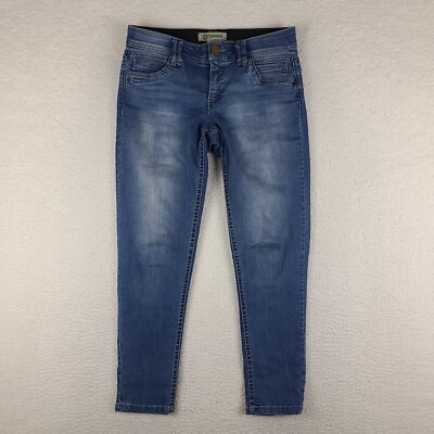Democracy Jeans Womens Blue Ab Technology Skinny Ankle