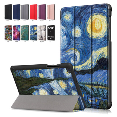 For Samsung Galaxy Tab A7 Lite 8.7''A7 10.4'' Tri-Fold Stand Case Cover Wake/Sleep