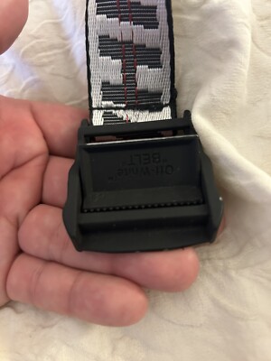 Off-White Classic Industrial Web Logo Belt | eBay display picture 1