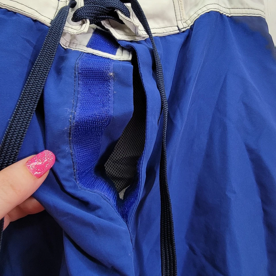 Baús de natação masculinos The Original Arizona Jean Company grandes azul/branco - Imagem 3 de 4