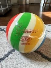 Clear Bowling Ball 15 Lb Spinner ABS