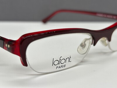 Lafont Brille Damen Rot  eckig oval  Ithaque 553  NP:228 