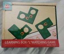 Vatos Learning Box “L” Matching Game Educational Toy New & Sealed