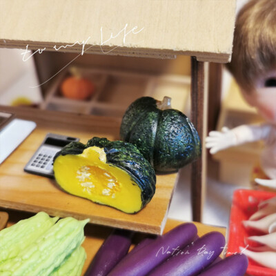 1/6 Scale Dollhouse Miniatures Food Vegetable Pumpkin Market Kitchen Ornaments