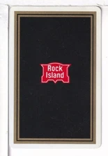 Single Railroad Playing Card "Chicago Rock Island, CRIP-15b" Bollhagen Bk, Stand