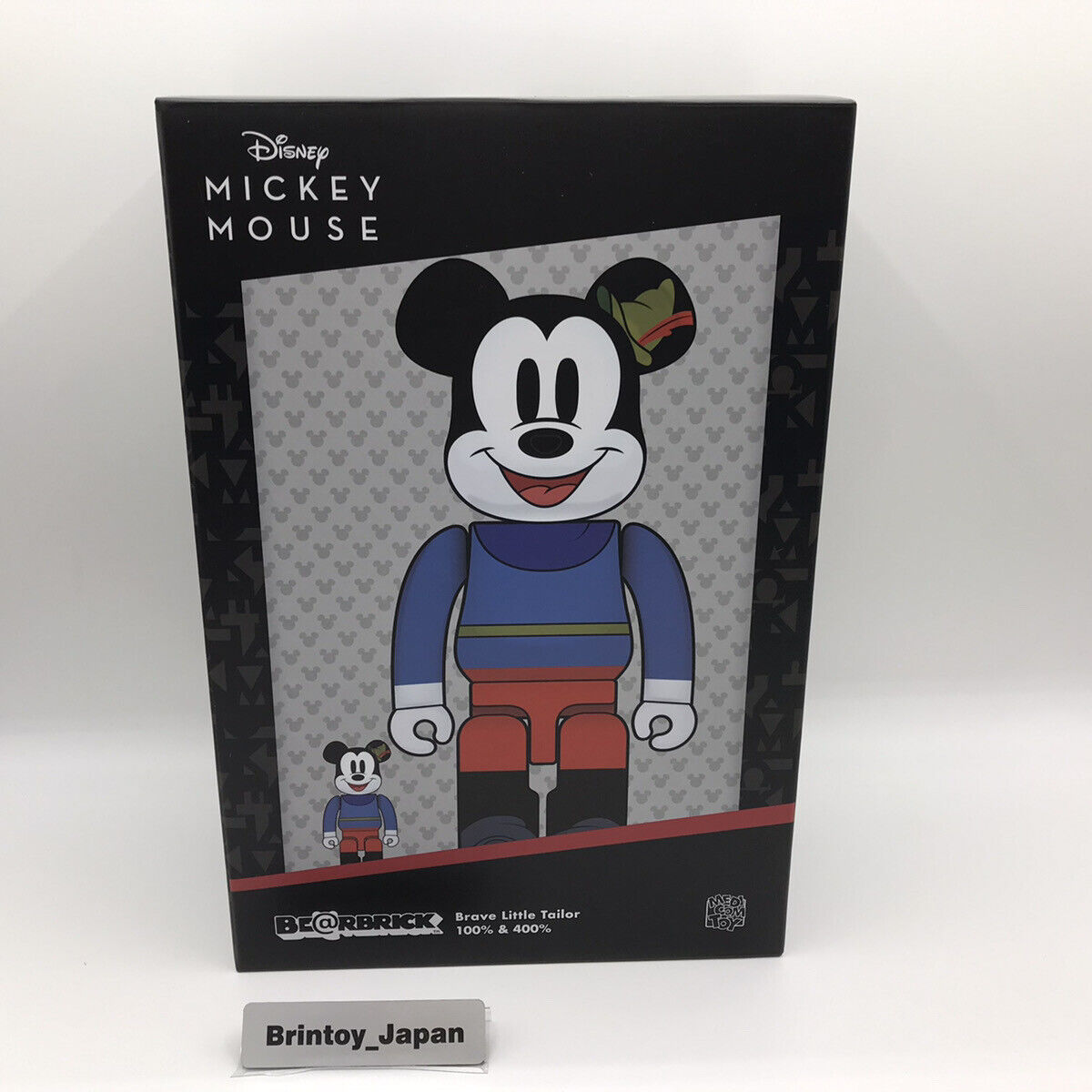 Medicom Toy BE@RBRICK MICKEY MOUSE Brave Little Tailor 100 Medicom Toy BE@RBRICK MICKEY MOUSE Brave Little Tailor 100