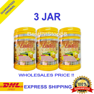 3 X Phyto Gluta Ladies Shine L-Glutathione 15X Pro Skin White DHL Express