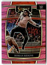 Panini WWE Select 2022 No. 56 Roman Reigns Pink Prizm 6/49