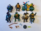 VINTAGE 1980s 90s TMNT Teenage Mutant Ninja Turtles Action Figure Collection Lot