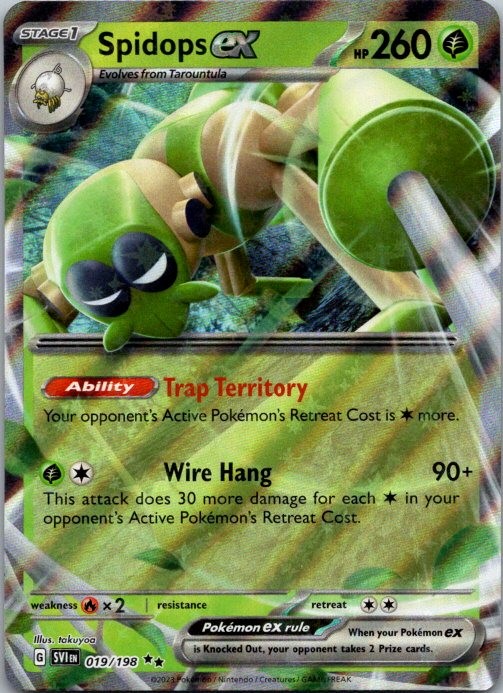 Spidops ex SV01: Scarlet & Violet Base Set 019/198 NM Holo