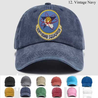 Customized Embroidered Hat Usaf 328th Bomb Squadron, Trucker Hat, Gift Idea