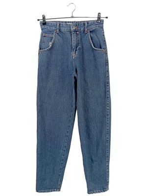 PULL & BEAR Jean mom Dames Jeans T EU 34 bleu style décontracté - Photo 1/4