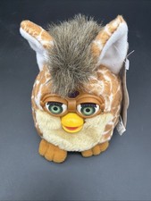 1999 Furby Buddies Original Collectible Toy Giraffe Fur New with Tags Green Eyes
