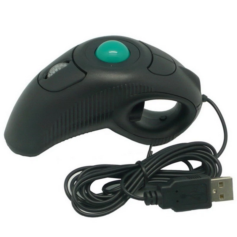 Wired Mouse Handheld Trackball Mice For PC Laptop Right or Left Handed - Image 4 of 4