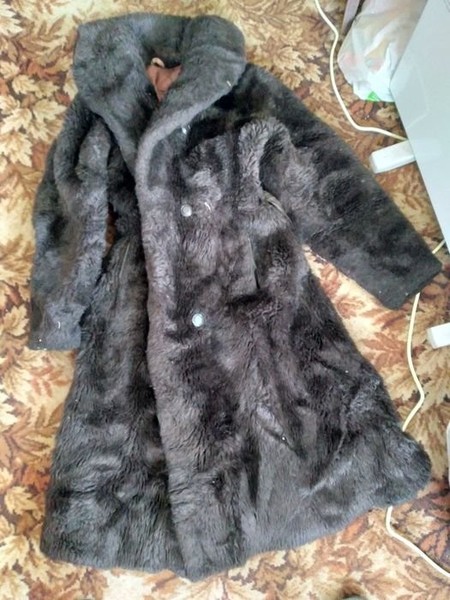 Women Vintage Coat Black 38
