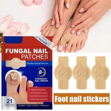 21 Pcs Toenail Antiseptic Patch Long Lasting Breathable Fungal Nail Patche US