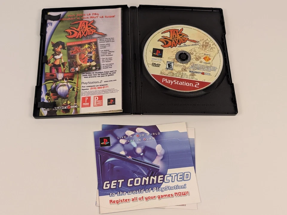 Jak and Daxter: The Precursor Legacy (PlayStation 2) PS2 French Map/Manual Only - Image 3 of 4