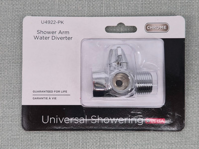 Delta Universal Showering Hand Held Shower Arm Water Diverter U4922-PK