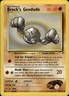 Pokemon Gym Heroes #066/132 Brock's Geodude (66) Common Moderately played