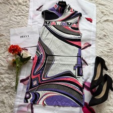EMILIO PUCCI One-Piece Sleeveless Multicolor Size 38 From Japan