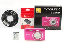   NEAR MINT  Nikon COOLPIX S3500 pink 20.0MP Compact Digital Camera FROM JAPAN