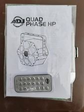 American DJ Quad Phase HP Light ADJ Manual And Remote Control Only NEW