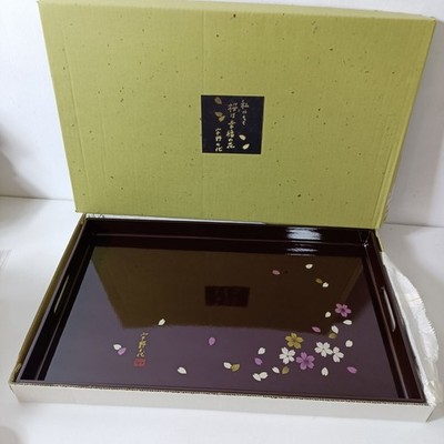 Lackgeschirr Tablett Traditionelles Handwerk Japanisches Geschirr Teezeremoni...